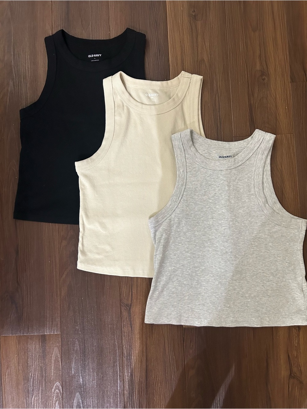Old Navy Snug Crop Tank Bundle - 3 pack
